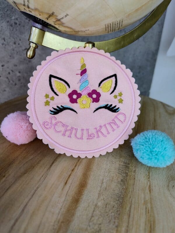 Schultüten Button Einhorn Schulkind – Bild 2