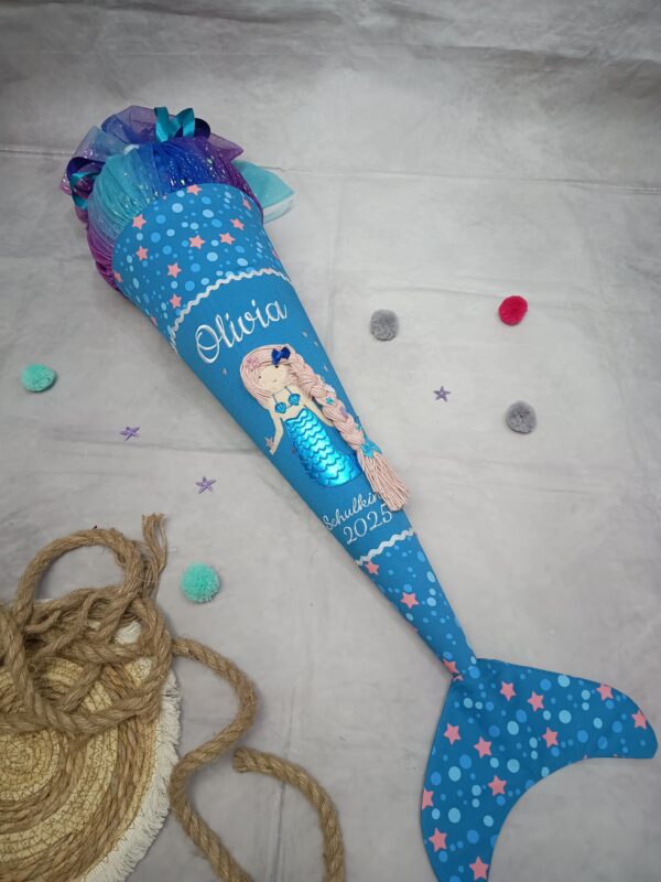 Schultüte zum Unterwasser Mermaid lola 3d mit Meerjungfrau – Bild 2