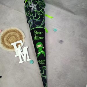 Schultüte zum Step by Step Ninja  mit Namen