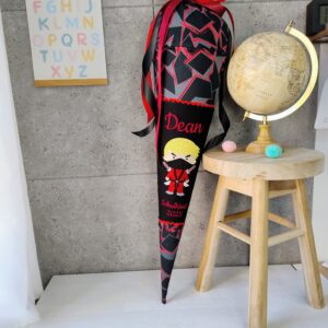 Schultüte zum Ninja Yuma mit Ninja und Namen