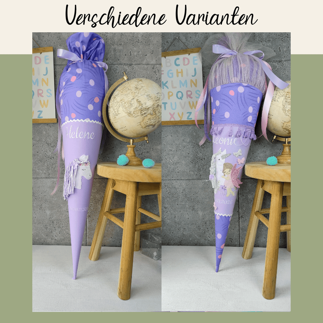 Schultüte zum Ponybärdies in verscheidenen Varianten Personalisiert mit Namen